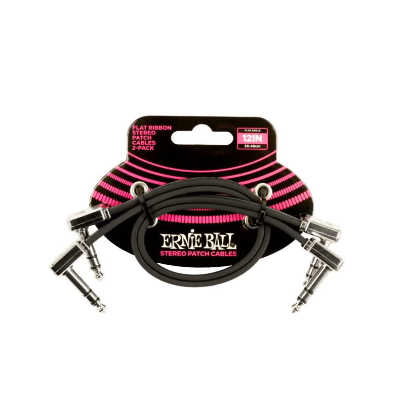 Ernie Ball 6405 Kabel krosowy płaski 30.48 cm 2 szt. Ernie Ball 6405 Kabel krosowy płaski 30.48 cm 2 szt.