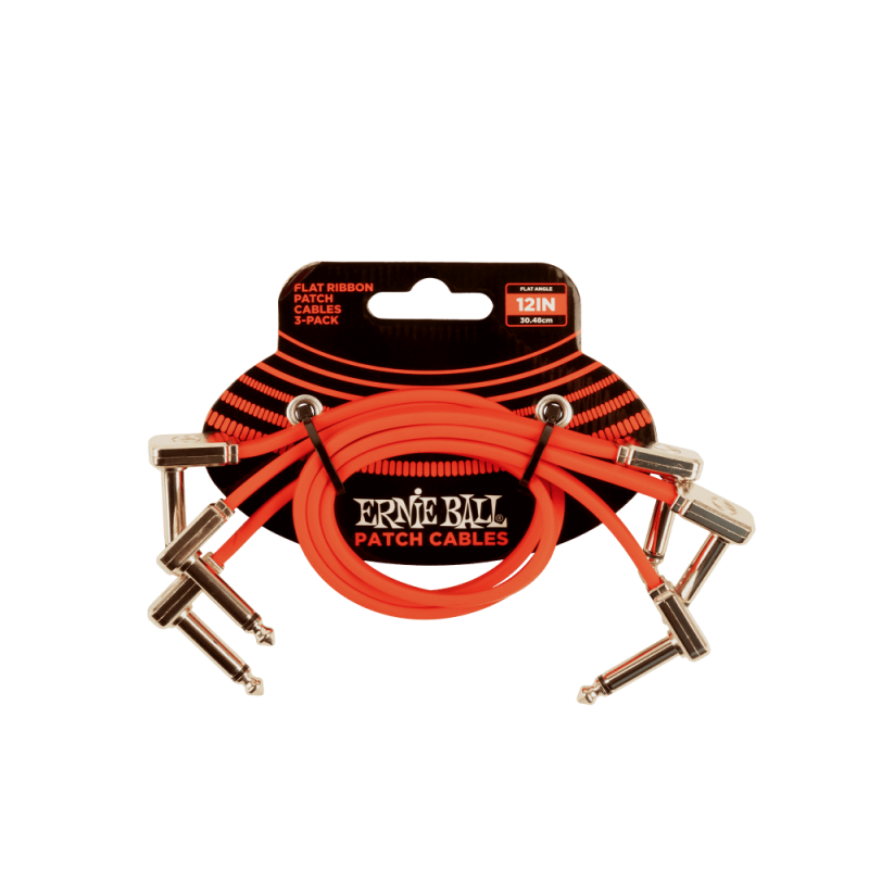 Ernie Ball 6403 Kabel krosowy płaski 30.48 cm 3 szt. Ernie Ball 6403 Kabel krosowy płaski 30.48 cm 3 szt.