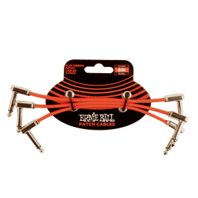 Ernie Ball 6402 Kabel krosowy płaski 15.24 cm 3 szt.