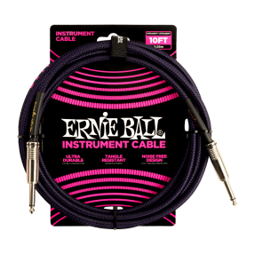 Ernie Ball 6393 Kabel instrumentalny prosty/prosty 3.05 m
