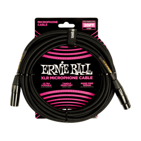 Ernie Ball 6392 Kabel mikrofonowy XLR M / XLR F 6.10 m