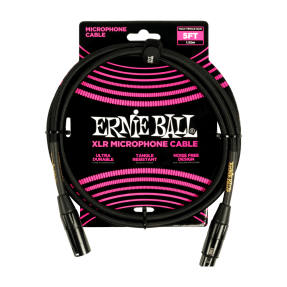 Ernie Ball 6390 Kabel mikrofonowy XLR M / XLR F 1.52 m