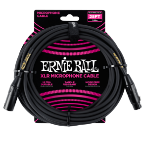 Ernie Ball 6073 Kabel mikrofonowy XLR M / XLR F 7.62 m