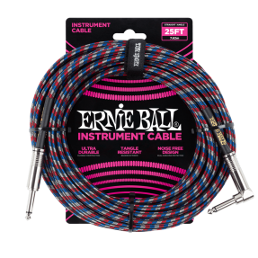 Ernie Ball 6063 Kabel instrumentalny prosty/kątowy 7.62 m