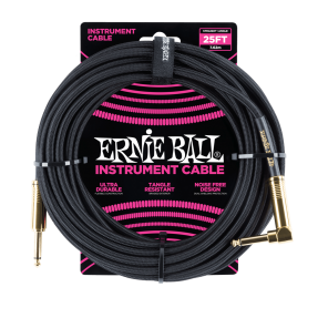 Ernie Ball 6058 Kabel instrumentalny prosty/kątowy 7.62 m