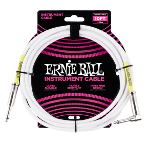 Ernie Ball 6049 Kabel instrumentalny prosty/kątowy 3.05 m