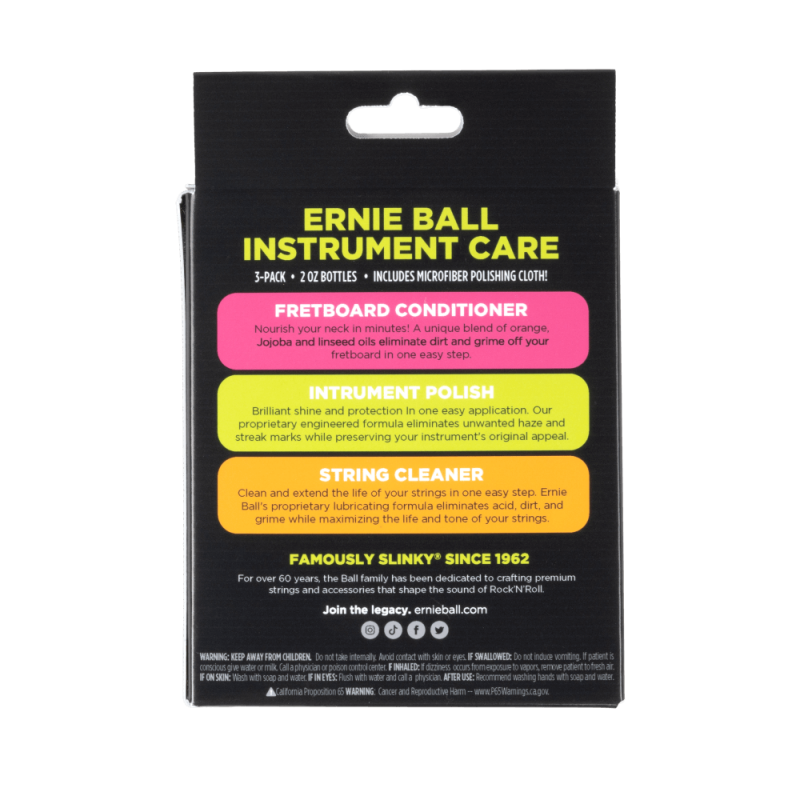Ernie Ball 4225 Zestaw do konserwacji gitar Ernie Ball 4225 Zestaw do konserwacji gitar