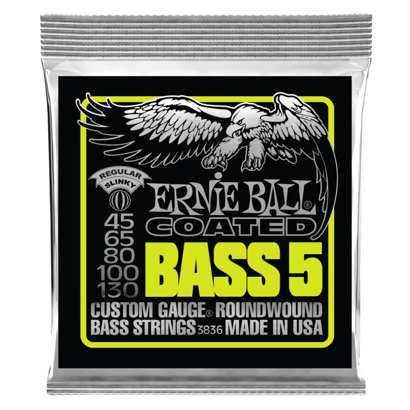 Ernie Ball 3836 Komplet strun do gitary basowej 45-130