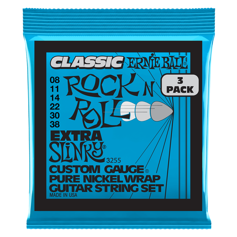 Ernie Ball 3255 Komplet strun do gitary elektrycznej 8-38 Ernie Ball 3255 Komplet strun do gitary elektrycznej 8-38