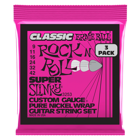 Ernie Ball 3253 Komplet strun do gitary elektrycznej 9-42