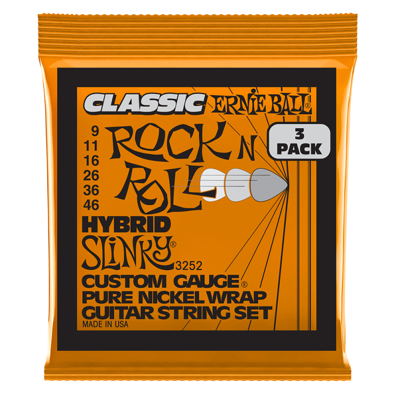 Ernie Ball 3252 Komplet strun do gitary elektrycznej 9-46 Ernie Ball 3252 Komplet strun do gitary elektrycznej 9-46