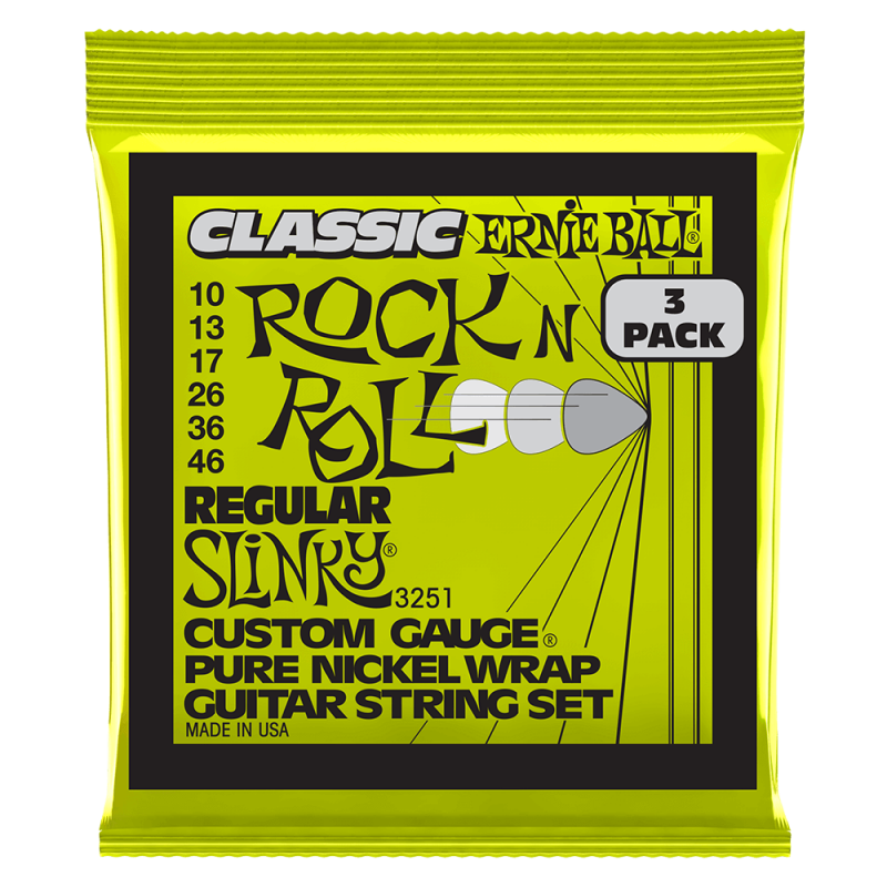 Ernie Ball 3251 Komplet strun do gitary elektrycznej 10-46 Ernie Ball 3251 Komplet strun do gitary elektrycznej 10-46