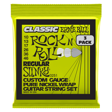 Ernie Ball 3251 Komplet strun do gitary elektrycznej 10-46