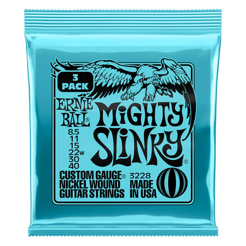 Ernie Ball 3228 Komplet strun do gitary elektrycznej 8.5-40 Ernie Ball 3228 Komplet strun do gitary elektrycznej 8.5-40