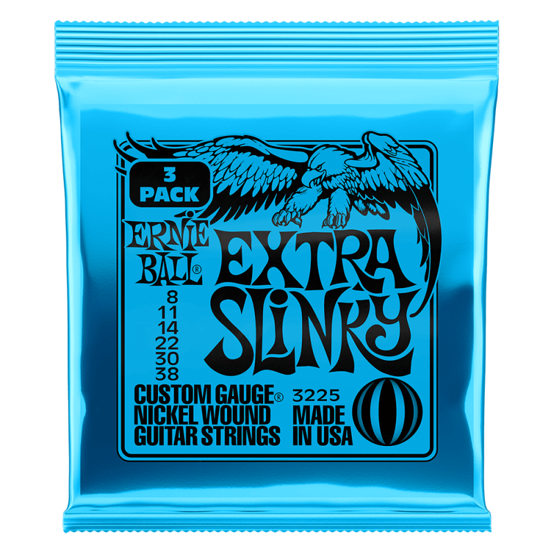 Ernie Ball 3225 Komplet strun do gitary elektrycznej 8-38 Ernie Ball 3225 Komplet strun do gitary elektrycznej 8-38