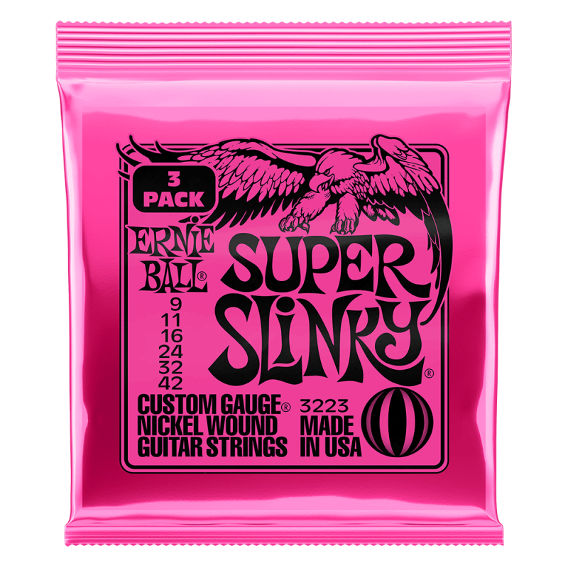Ernie Ball 3223 Komplet strun do gitary elektrycznej 9-42 Ernie Ball 3223 Komplet strun do gitary elektrycznej 9-42