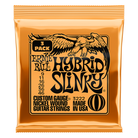 Ernie Ball 3222 Komplet strun do gitary elektrycznej 9-46