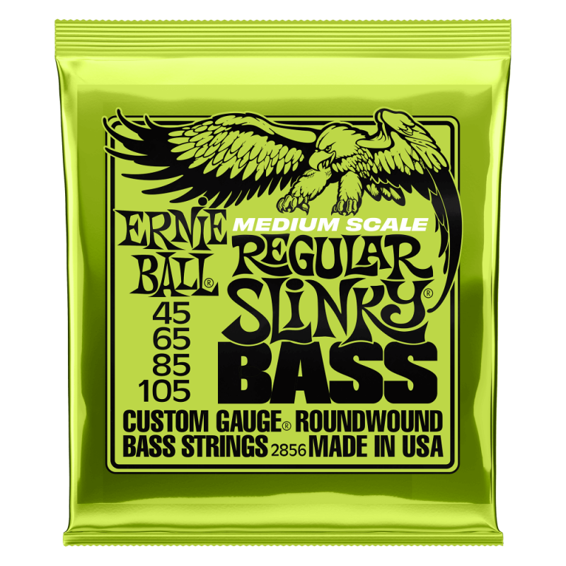 Ernie Ball 2856 Komplet strun do gitary basowej 45-105 Ernie Ball 2856 Komplet strun do gitary basowej 45-105