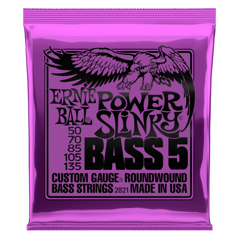 Ernie Ball 2821 Komplet strun do gitary basowej 50-135 Ernie Ball 2821 Komplet strun do gitary basowej 50-135
