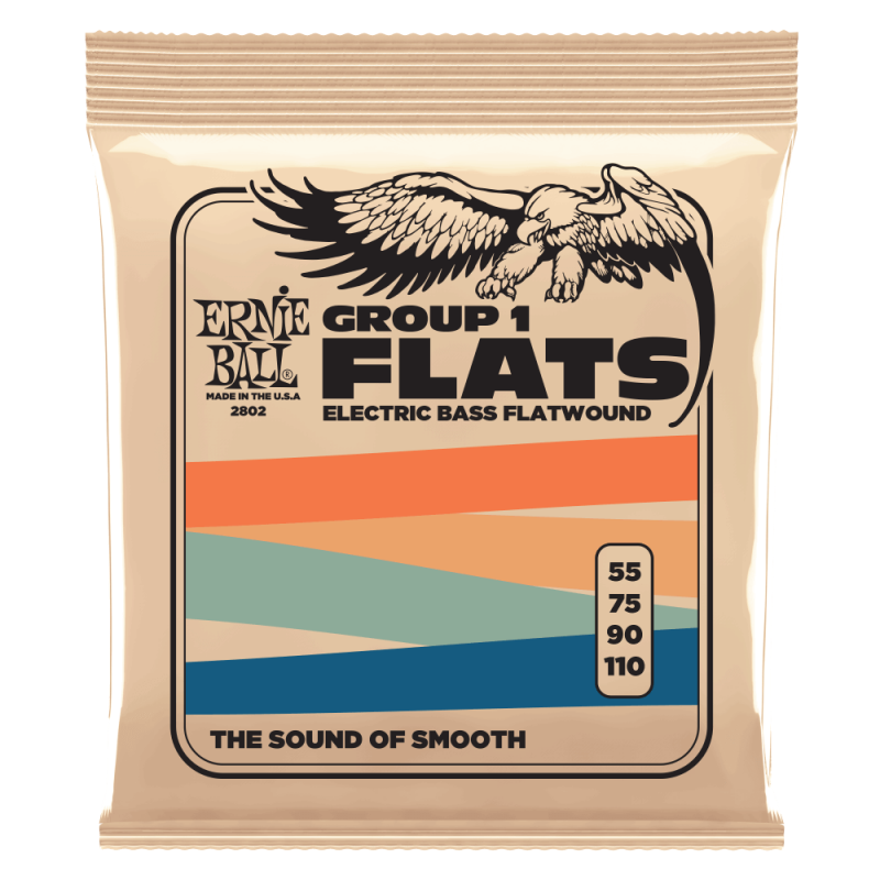 Ernie Ball 2802 Komplet strun do gitary basowej 55-110 Ernie Ball 2802 Komplet strun do gitary basowej 55-110