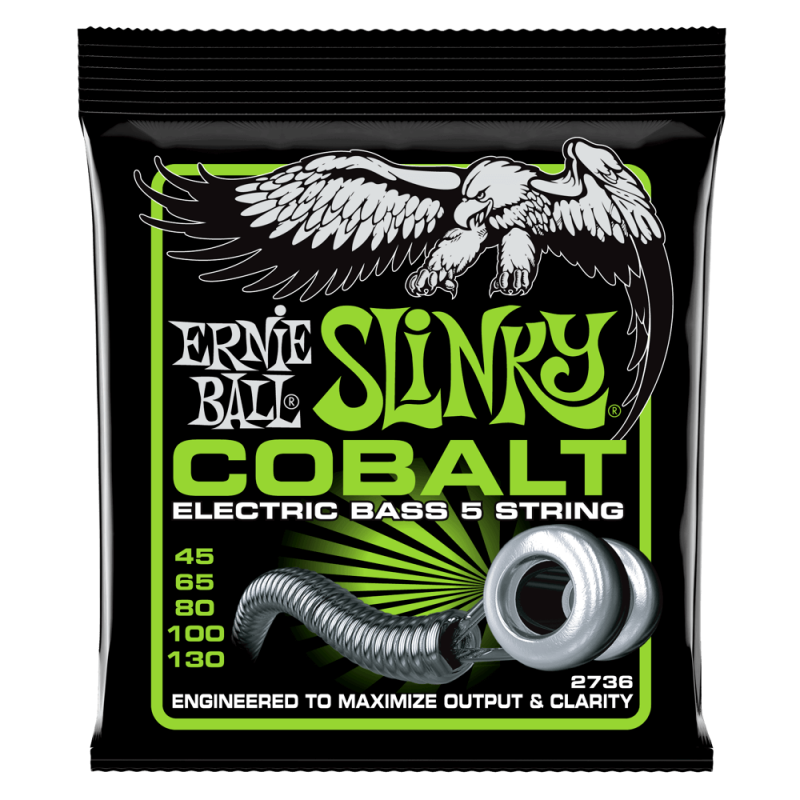 Ernie Ball 2736 Komplet strun do gitary basowej 45-130 Ernie Ball 2736 Komplet strun do gitary basowej 45-130