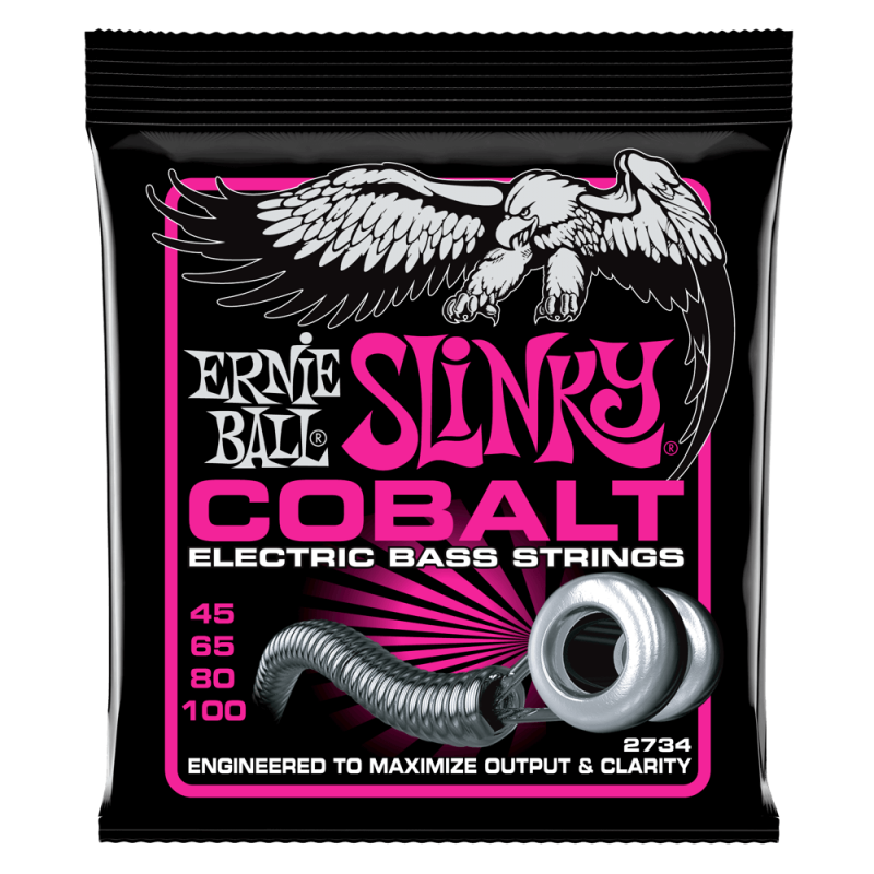 Ernie Ball 2734 Komplet strun do gitary basowej 45-100 Ernie Ball 2734 Komplet strun do gitary basowej 45-100