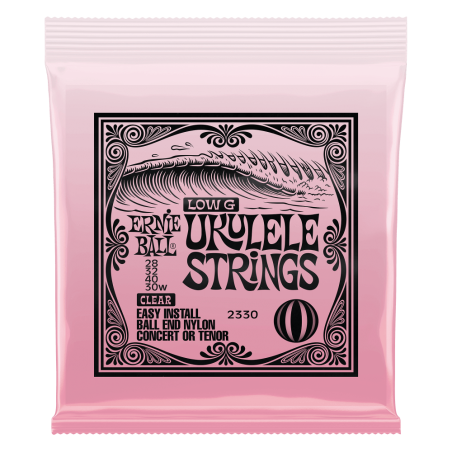 Ernie Ball 2330 Komplet strun do ukulele koncertowego lub tenorowego 28-30
