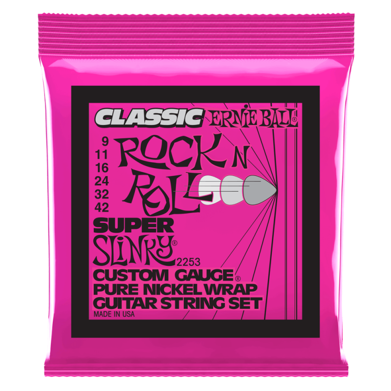 Ernie Ball 2253 Komplet strun do gitary elektrycznej 9-42 Ernie Ball 2253 Komplet strun do gitary elektrycznej 9-42