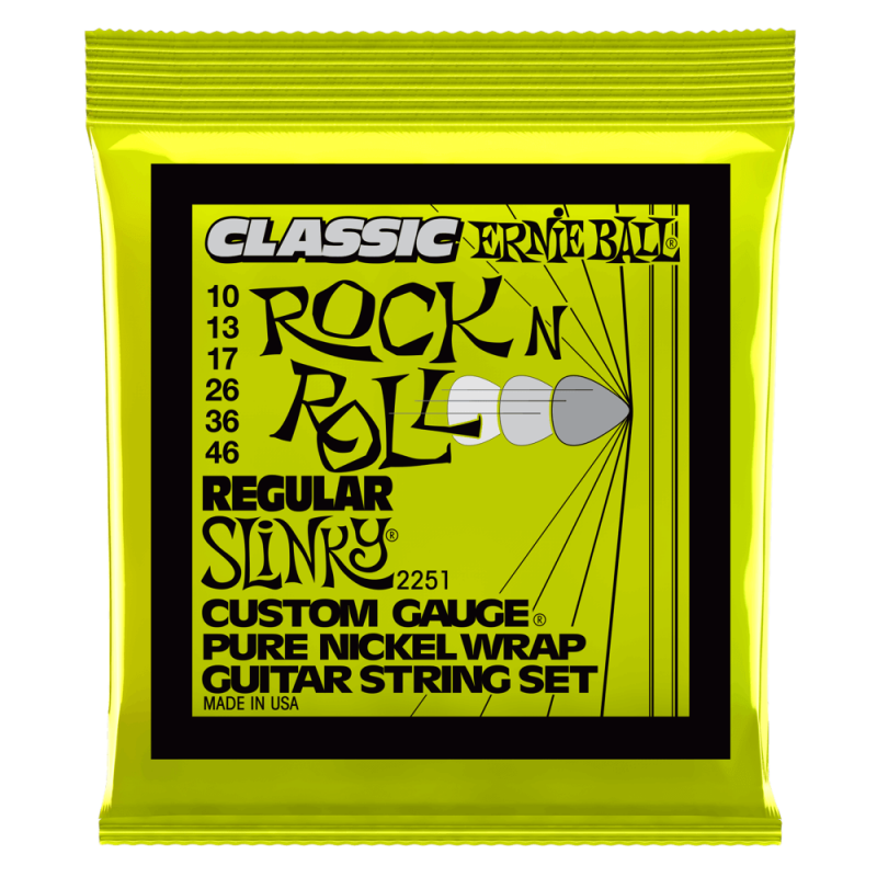 Ernie Ball 2251 Komplet strun do gitary elektrycznej 10-46 Ernie Ball 2251 Komplet strun do gitary elektrycznej 10-46