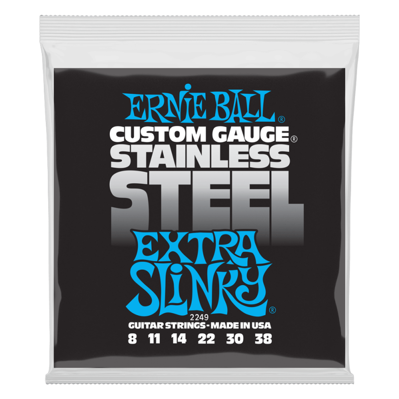 Ernie Ball 2249 Komplet strun do gitary elektrycznej 8-38 Ernie Ball 2249 Komplet strun do gitary elektrycznej 8-38