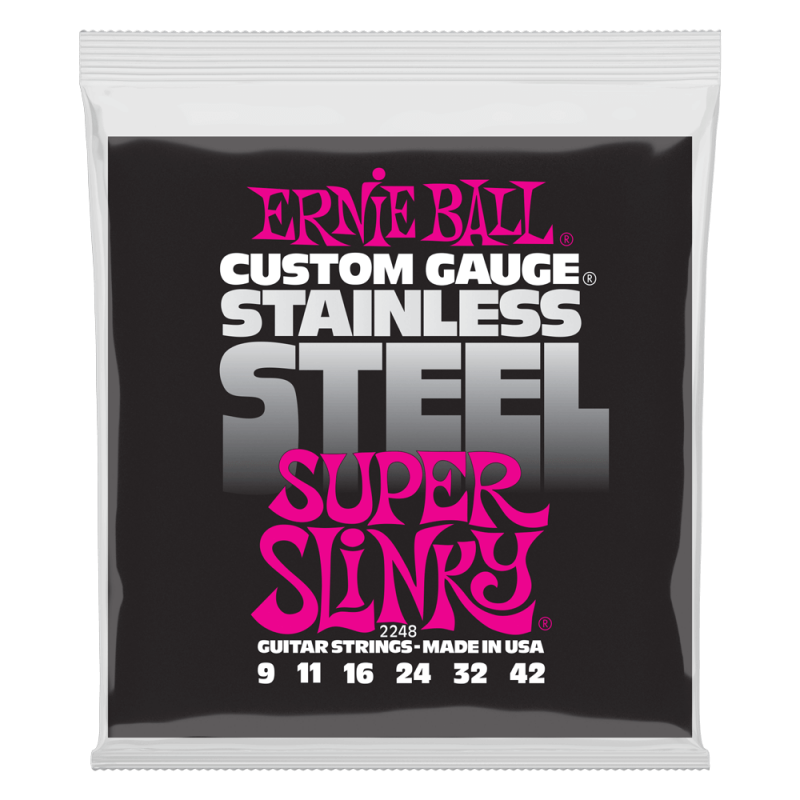 Ernie Ball 2248 Komplet strun do gitary elektrycznej 9-42 Ernie Ball 2248 Komplet strun do gitary elektrycznej 9-42