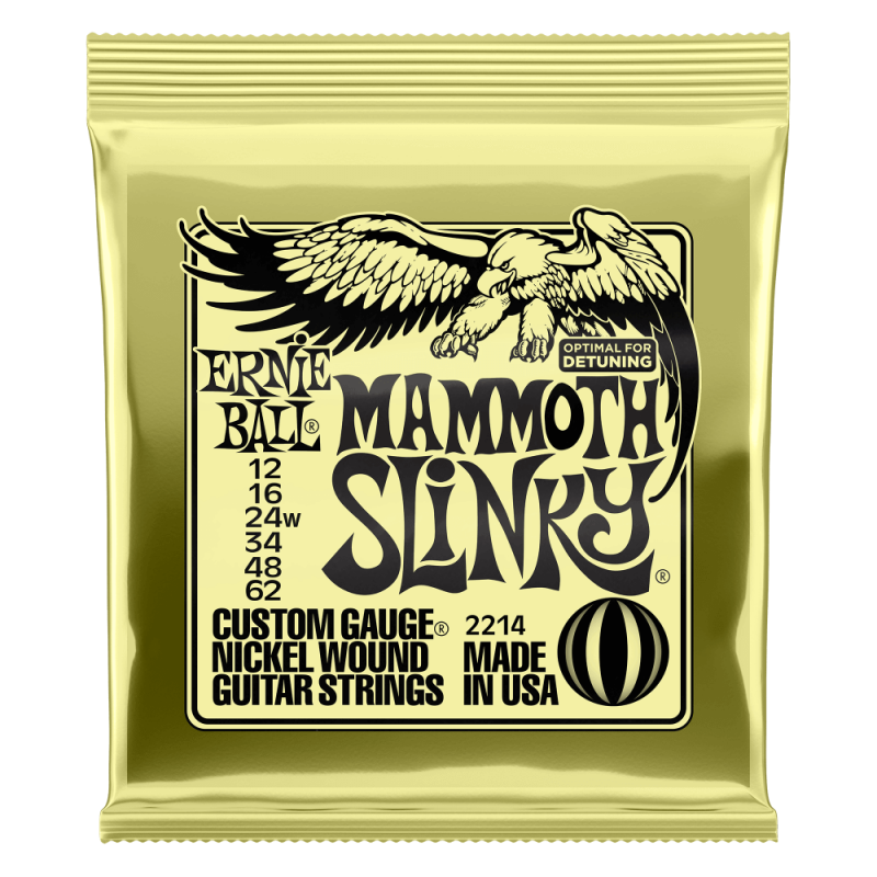 Ernie Ball 2214 Komplet strun do gitary elektrycznej 12-62 Ernie Ball 2214 Komplet strun do gitary elektrycznej 12-62