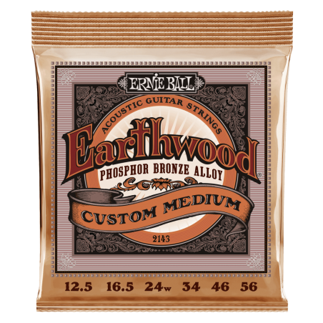 Ernie Ball 2143 Komplet strun do gitary akustycznej 12.5-56