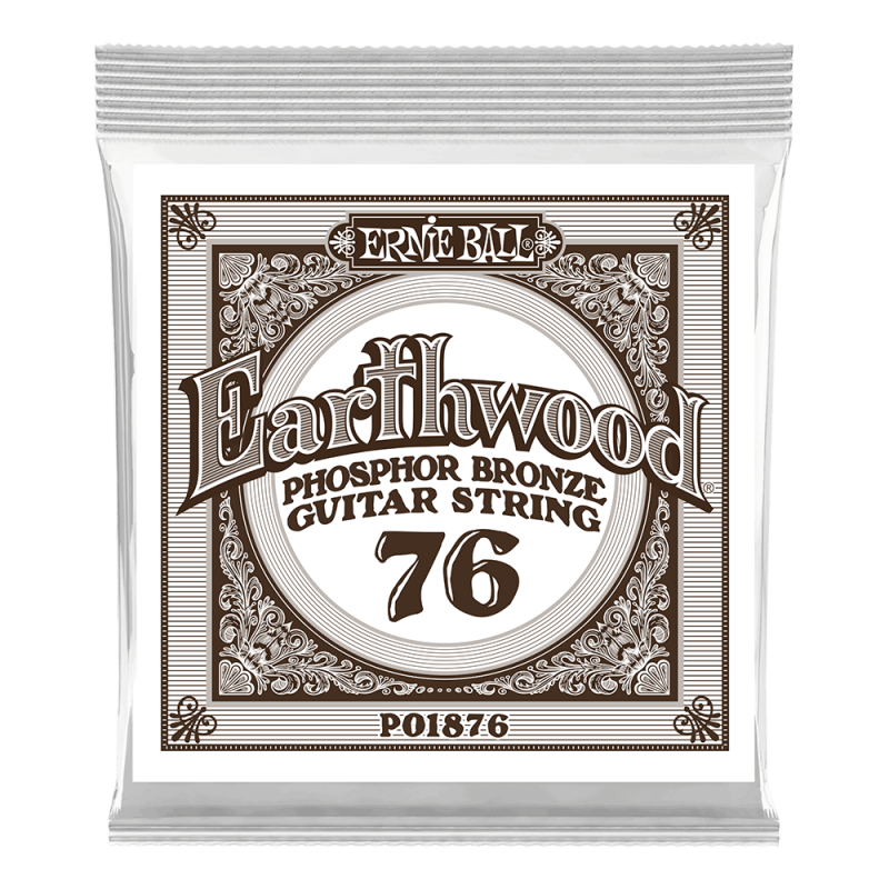 Ernie Ball 1876 Struna pojedyncza do gitary akustycznej .076 3 szt. Ernie Ball 1876 Struna pojedyncza do gitary akustycznej .076 3 szt.