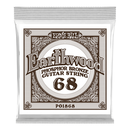 Ernie Ball 1868 Struna pojedyncza do gitary akustycznej .068 3 szt.