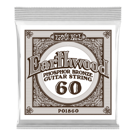 Ernie Ball 1860 Struna pojedyncza do gitary akustycznej .060 3 szt.