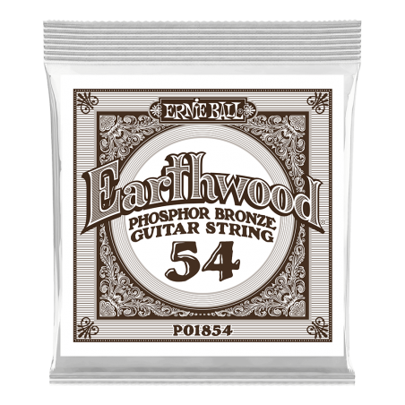 Ernie Ball 1854 Struna pojedyncza do gitary akustycznej .054 6 szt.