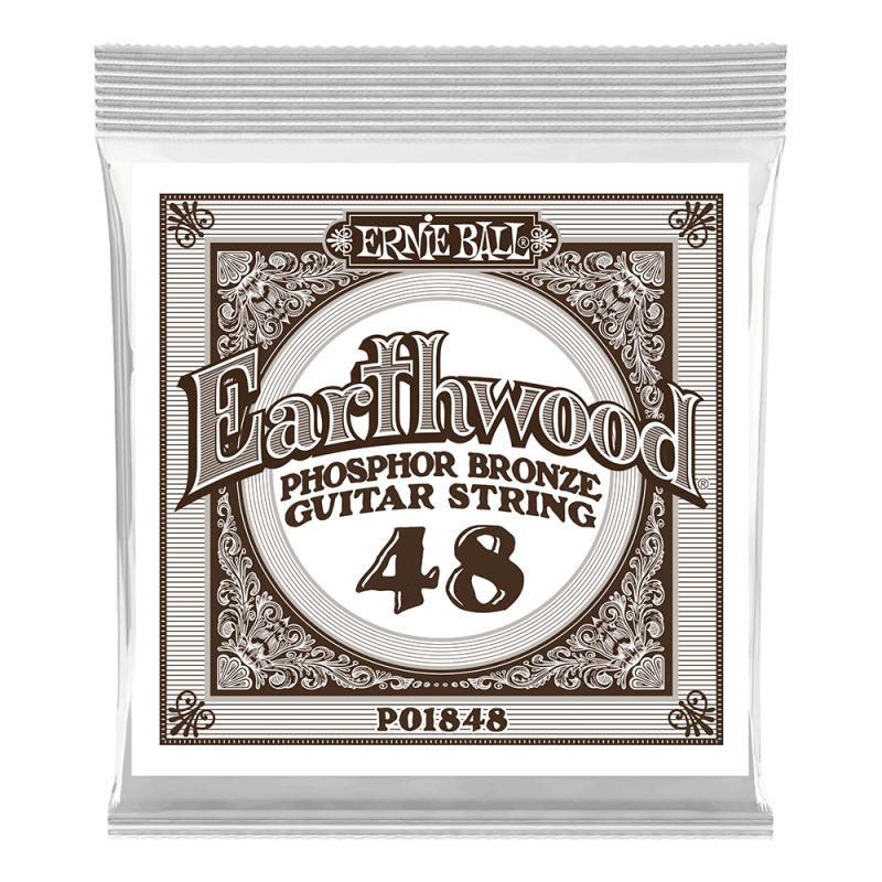 Ernie Ball 1848 Struna pojedyncza do gitary akustycznej .048 6 szt. Ernie Ball 1848 Struna pojedyncza do gitary akustycznej .048 6 szt.