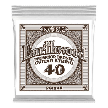 Ernie Ball 1840 Struna pojedyncza do gitary akustycznej .040 6 szt.