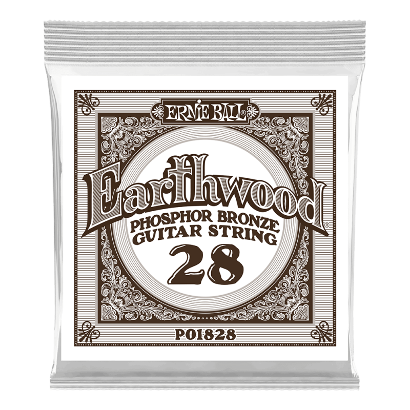 Ernie Ball 1828 Struna pojedyncza do gitary akustycznej .028 6 szt. Ernie Ball 1828 Struna pojedyncza do gitary akustycznej .028 6 szt.