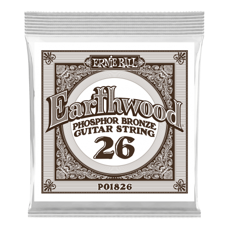 Ernie Ball 1826 Struna pojedyncza do gitary akustycznej .026 6 szt.