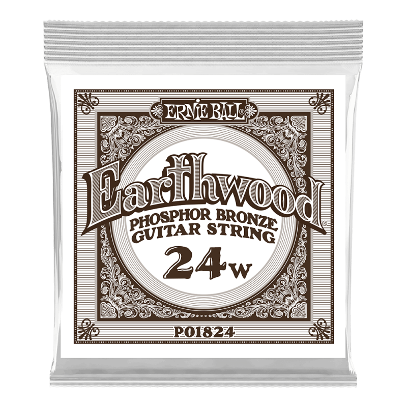 Ernie Ball 1824 Struna pojedyncza do gitary akustycznej .024 6 szt. Ernie Ball 1824 Struna pojedyncza do gitary akustycznej .024 6 szt.
