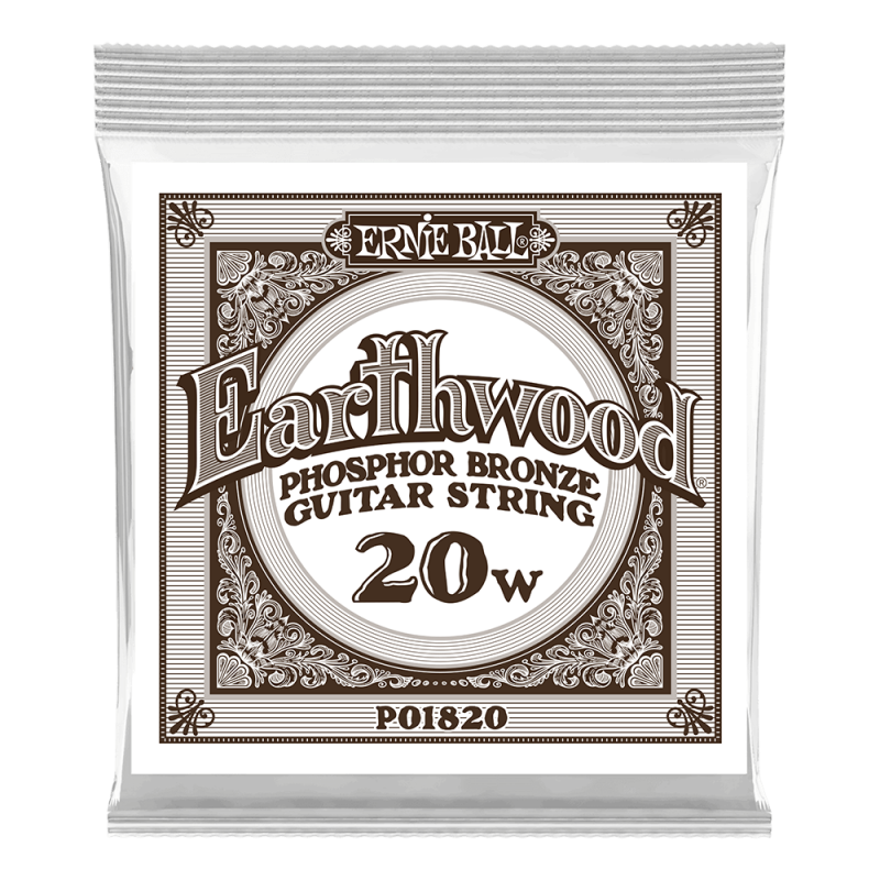 Ernie Ball 1820 Struna pojedyncza do gitary akustycznej .020 6 szt. Ernie Ball 1820 Struna pojedyncza do gitary akustycznej .020 6 szt.