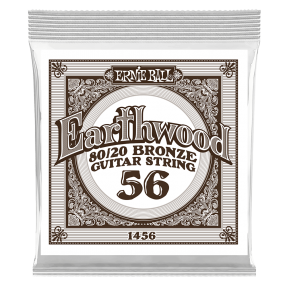 Ernie Ball 1456 Struna pojedyncza do gitary akustycznej .056 6 szt.