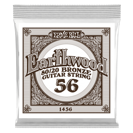 Ernie Ball 1456 Struna pojedyncza do gitary akustycznej .056 6 szt.