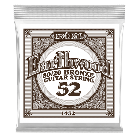Ernie Ball 1452 Struna pojedyncza do gitary akustycznej .052 6 szt.