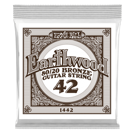 Ernie Ball 1442 Struna pojedyncza do gitary akustycznej .042 6 szt.
