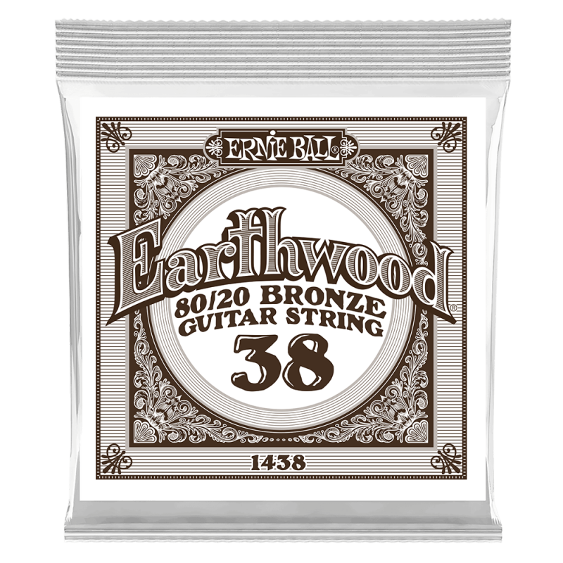 Ernie Ball 1438 Struna pojedyncza do gitary akustycznej .038 6 szt. Ernie Ball 1438 Struna pojedyncza do gitary akustycznej .038 6 szt.