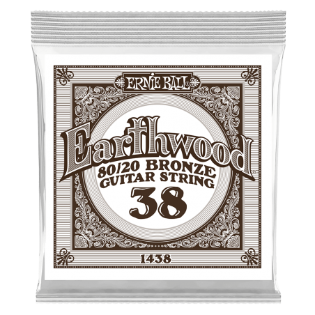 Ernie Ball 1438 Struna pojedyncza do gitary akustycznej .038 6 szt.