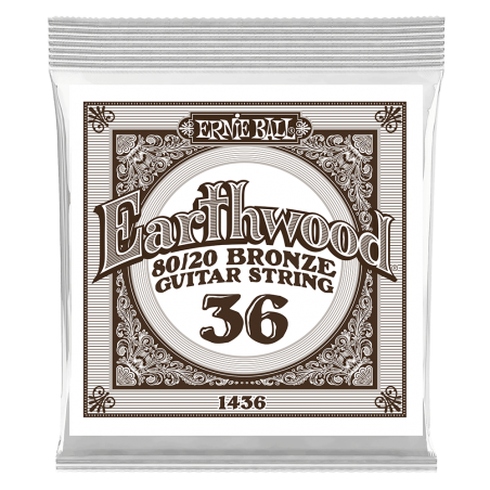 Ernie Ball 1436 Struna pojedyncza do gitary akustycznej .036 6 szt.